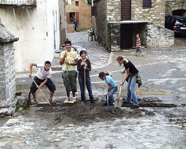 Nettoyage fait par les jeunes