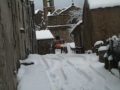 Chasseneige dans le village
