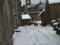 Chasseneige dans le village