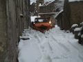 Chasseneige dans le village