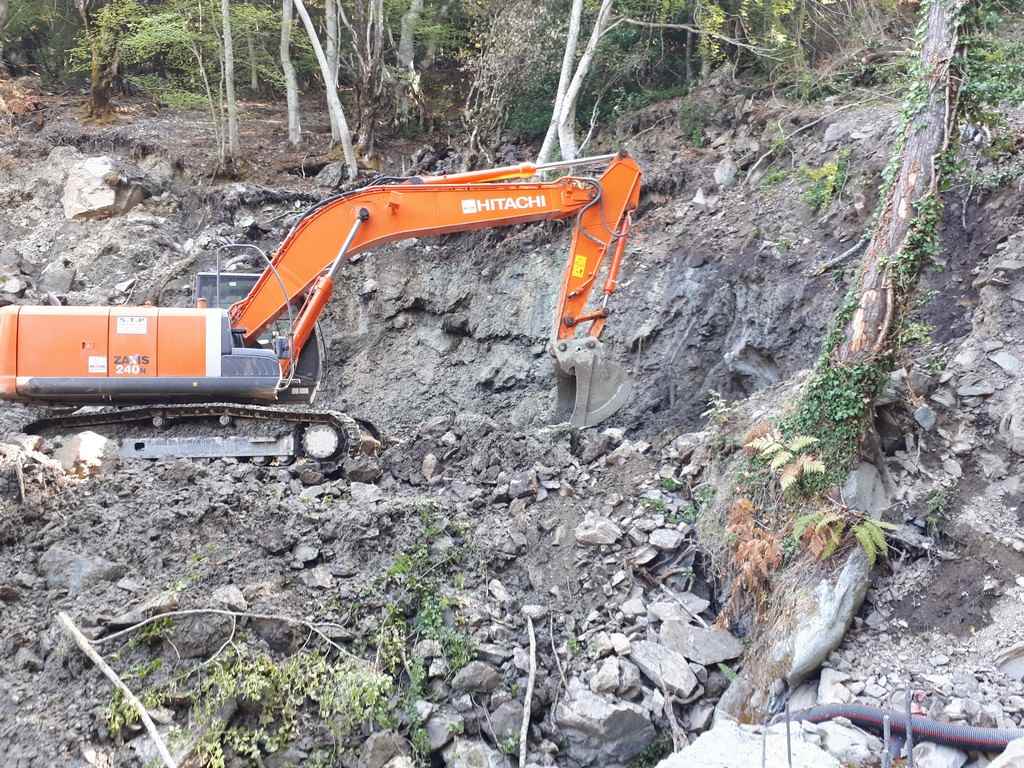travaux dernier passage de rivière